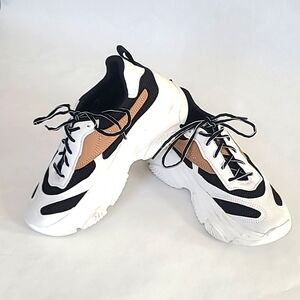 Chunky Neutral-Toned Sneakers